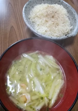 サッポロ一番、塩つけ麺-レシピのメイン写真