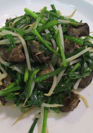 焼き鶏レバニラ（レンジ）-レシピのメイン写真