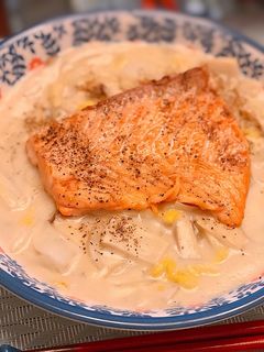 シチュールーで!サーモンのクリームソース-レシピのメイン写真