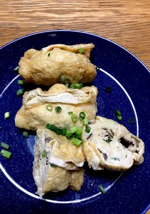 電子レンジで油揚げの和風餃子-レシピのメイン写真