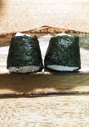竹の皮のおにぎり-レシピのメイン写真