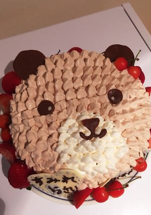くまちゃんのバースデーケーキ-レシピのメイン写真