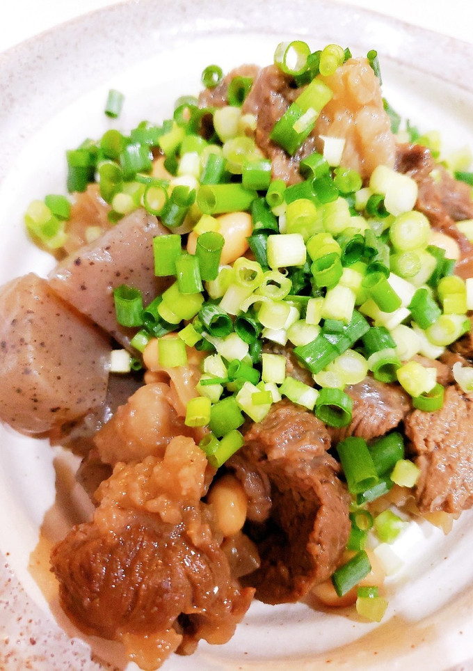 牛スジと大豆のさっぱり煮-レシピのメイン写真