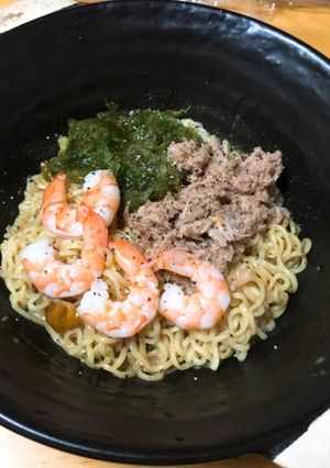 濃厚！海香るサッポロ一番味噌冷やし-レシピのメイン写真