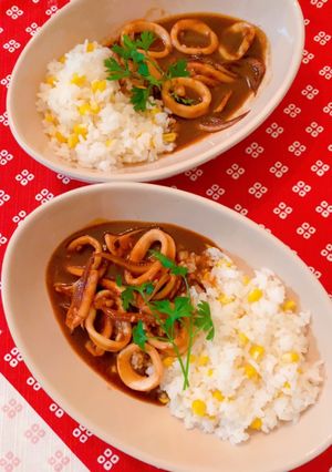 イカのデミグラスソース煮-レシピのメイン写真