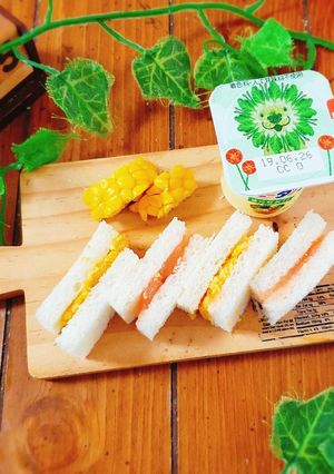 離乳食パクパク期に♪BFで簡単一口サンド-レシピのメイン写真