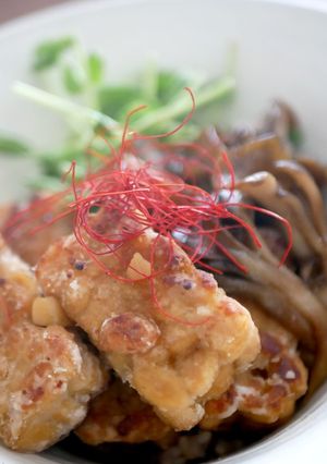 テンペと舞茸のスパイシー丼♡-レシピのメイン写真