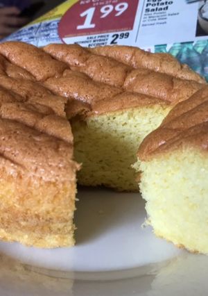 混ぜて焼くだけで簡単スポンジケーキ!-レシピのメイン写真