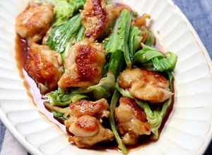鶏もも肉とキャベツのオイスター炒め-レシピのメイン写真