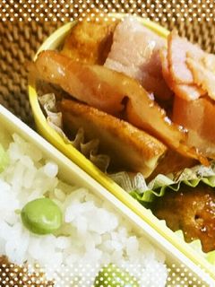 簡単♪ベーコンと厚揚げのバター醤油炒め-レシピのメイン写真