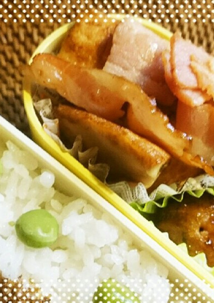 簡単♪ベーコンと厚揚げのバター醤油炒め-レシピのメイン写真