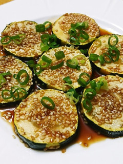 ズッキーニのゴマ照り焼き-レシピのメイン写真