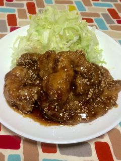 超簡単☆お弁当に!甘辛豚ロース照焼き-レシピのメイン写真