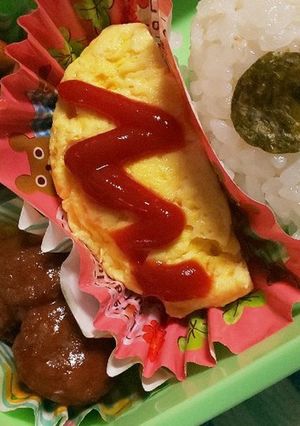 レンジで簡単♪お弁当用オムレツ-レシピのメイン写真