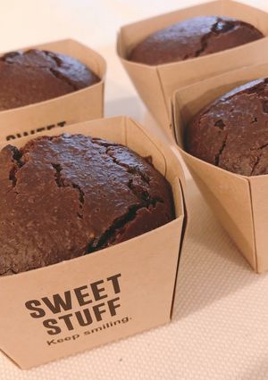 ココナッツチョコレート酵母マフィン-レシピのメイン写真