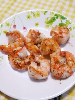 お弁当に簡単♪エビのガーリックソテー-レシピのメイン写真