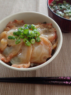 ミズダコの漬け丼-レシピのメイン写真