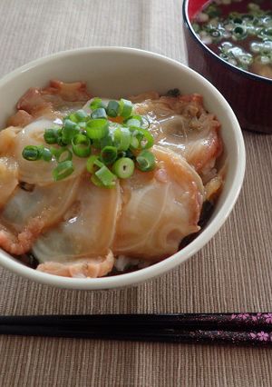 ミズダコの漬け丼-レシピのメイン写真