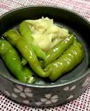 甘長唐辛子とかんぴょうの煮物