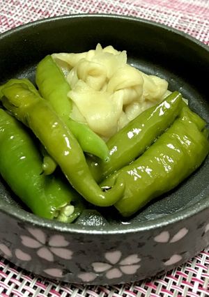 甘長唐辛子とかんぴょうの煮物-レシピのメイン写真