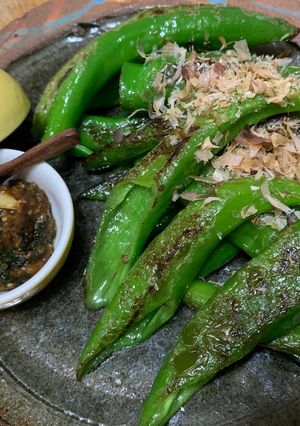 大葉みそには万願寺とうがらしの焼いたん-レシピのメイン写真