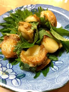 ホタテのバター焼き大葉包み-レシピのメイン写真