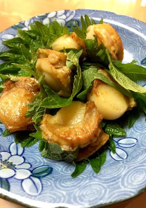 ホタテのバター焼き大葉包み-レシピのメイン写真