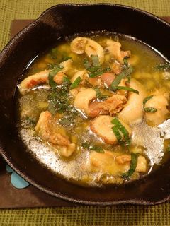 ホヤのアヒージョ-レシピのメイン写真