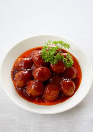 丸めて煮込む、簡単【煮込みミートボール】-レシピのメイン写真