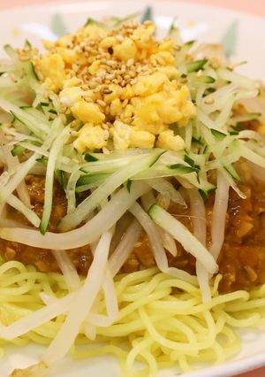 炒めジャージャー麺【学校給食】-レシピのメイン写真