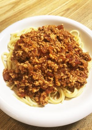 トマト缶で作る簡単ミートソース-レシピのメイン写真