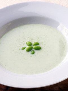子どもと作ろう!白だしで簡単♡枝豆スープ-レシピのメイン写真