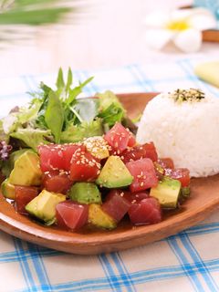 マグロの黄金ポキプレート-レシピのメイン写真