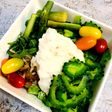 ずぼらの野菜たっぷりゴーヤ素麺