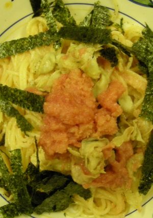 一ひねり!貝ヒモと明太子のパスタ-レシピのメイン写真