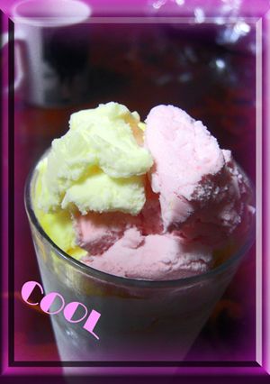 ❤冷凍生クリームのパフェ-レシピのメイン写真