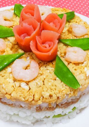 記念日に☆寿司ケーキ-レシピのメイン写真