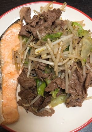 牛肉のレタス炒め-レシピのメイン写真