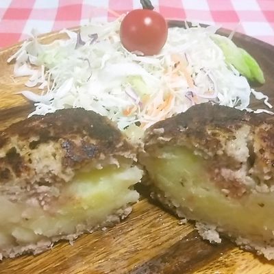 ビックリハンバーグ ポテサラパケットディッシュ