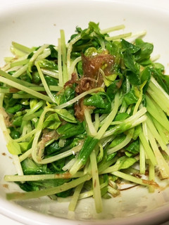 豆苗の梅おかか和え。-レシピのメイン写真