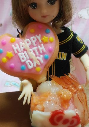 リカちゃんサイズ♡ケーキ寿司ꕤ*.ﾟ-レシピのメイン写真
