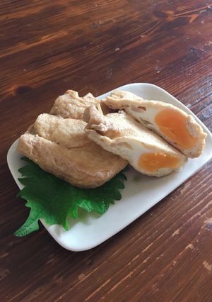ポリ袋で♡簡単！しみしみ卵巾着-レシピのメイン写真