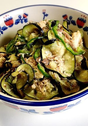 茄子と鯖缶のさっぱりサラダ-レシピのメイン写真