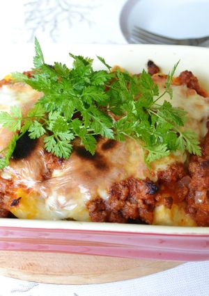 なすと豆腐のミートソース重ね焼き♪-レシピのメイン写真