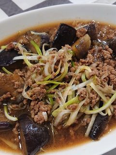 ひき肉&なす☆焼肉のたれ炒め-レシピのメイン写真