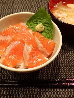 海峡サーモンの漬け丼-レシピのメイン写真