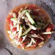 トマトめんつゆマリネぶっかけそうめん