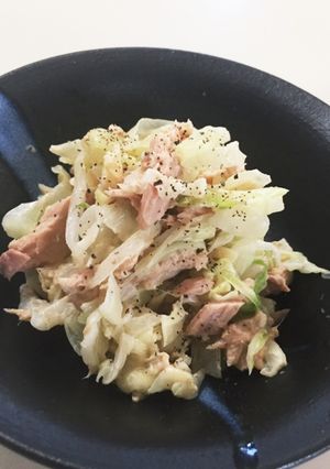 キャベツナのめんつゆマヨ和え-レシピのメイン写真