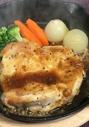 チキンステーキかぼすぽんずがけ-レシピのメイン写真