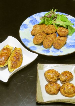 スペイン式ケバブ風スパイシー野菜の肉詰め-レシピのメイン写真